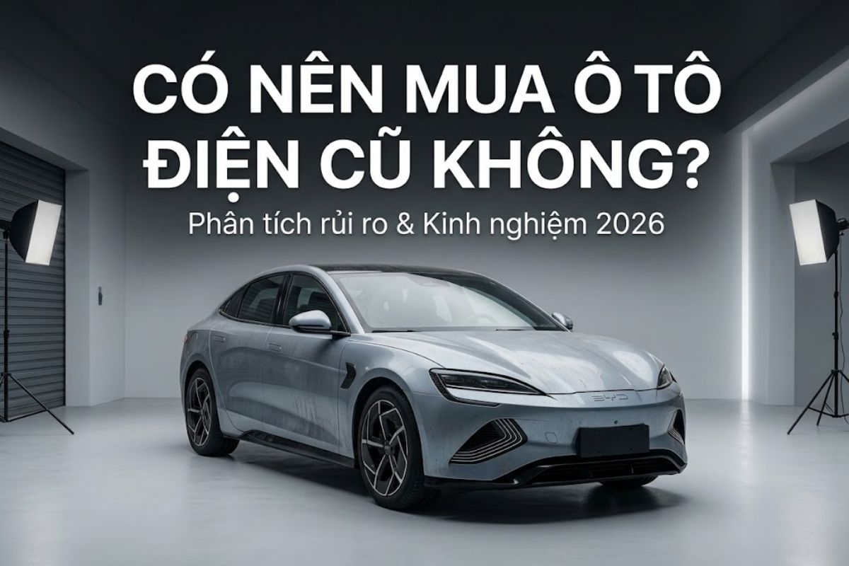 Có nên mua ô tô điện cũ không Phân tích rủi ro & Kinh nghiệm 2026
