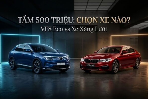 Có tầm 500 triệu, nên mua xe xăng lướt hay VF8 Eco cũ Phân tích TCO 2026