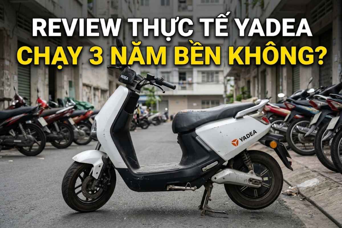 Xe Điện YADEA Có Bền Không Review Thực Tế Sau 1–3 Năm Sử Dụng