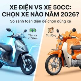 Xe điện vs xe 50cc So sánh toàn diện để chọn đúng xe trong 2026