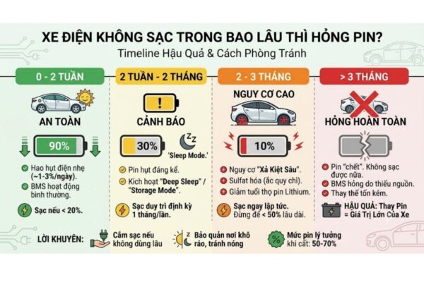 xe điện không sạc bao lâu thì hỏng (1)